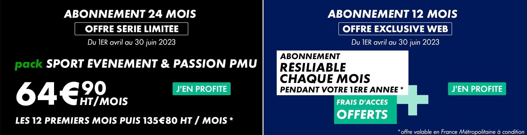 Les offres promos du moment